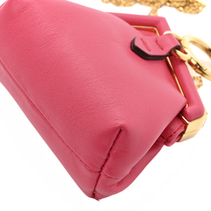 Fendi Shiny Nappa Nano Fendi First Bag Charm Lampone 12 of 13