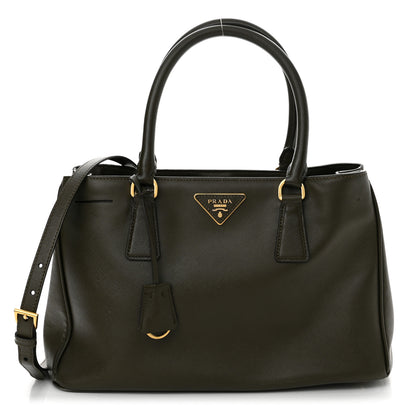 Prada Saffiano Lux Medium Tote Militare 1 of 14