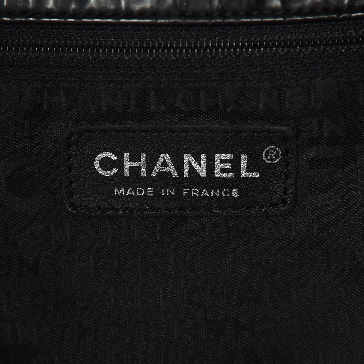 Chanel Vinyl XL Coco Cabas Black 9 of 17