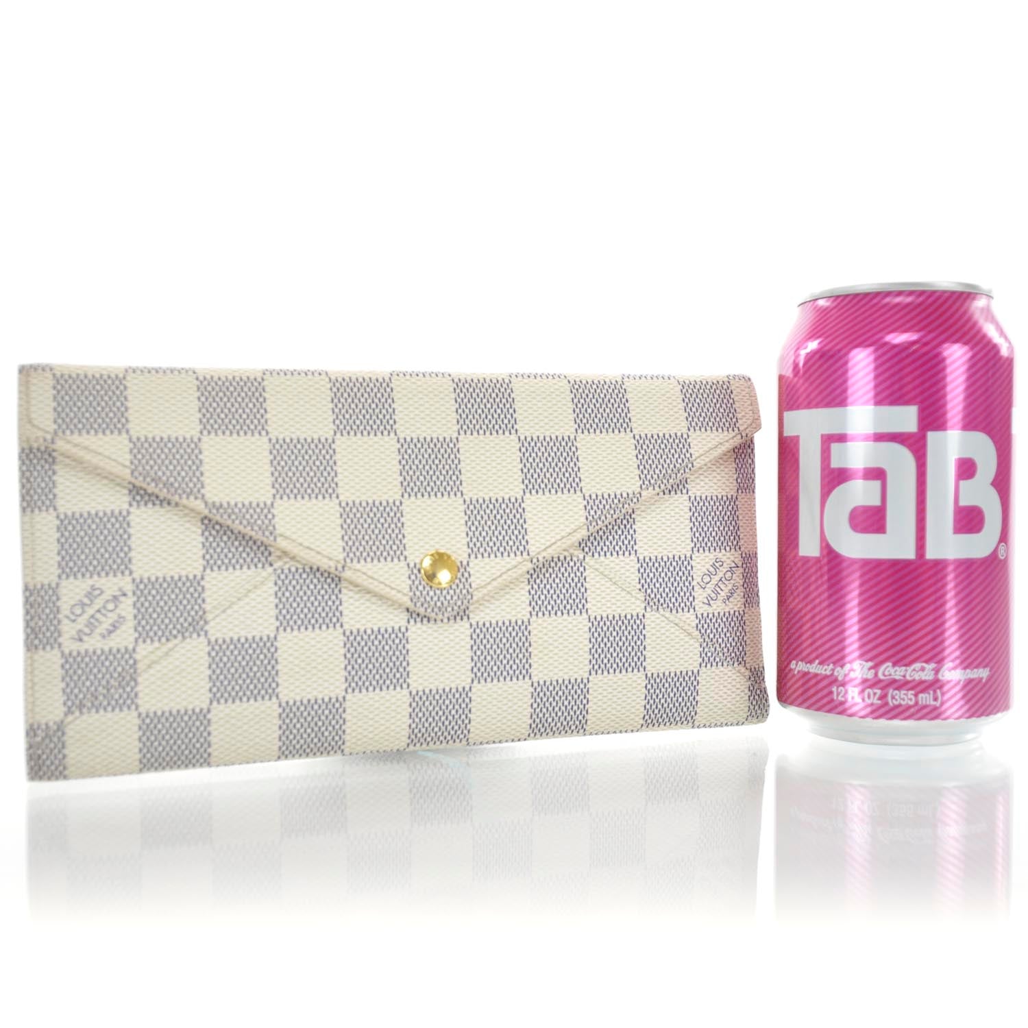 Louis Vuitton Damier Azur Long Origami Wallet 2 of 8
