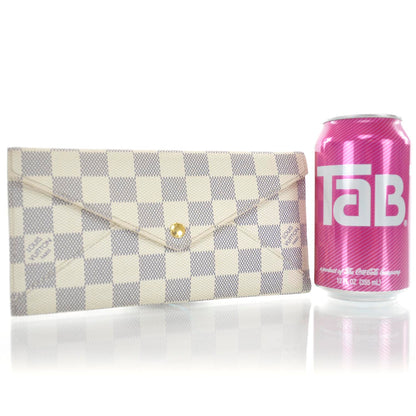 Louis Vuitton Damier Azur Long Origami Wallet 2 of 8