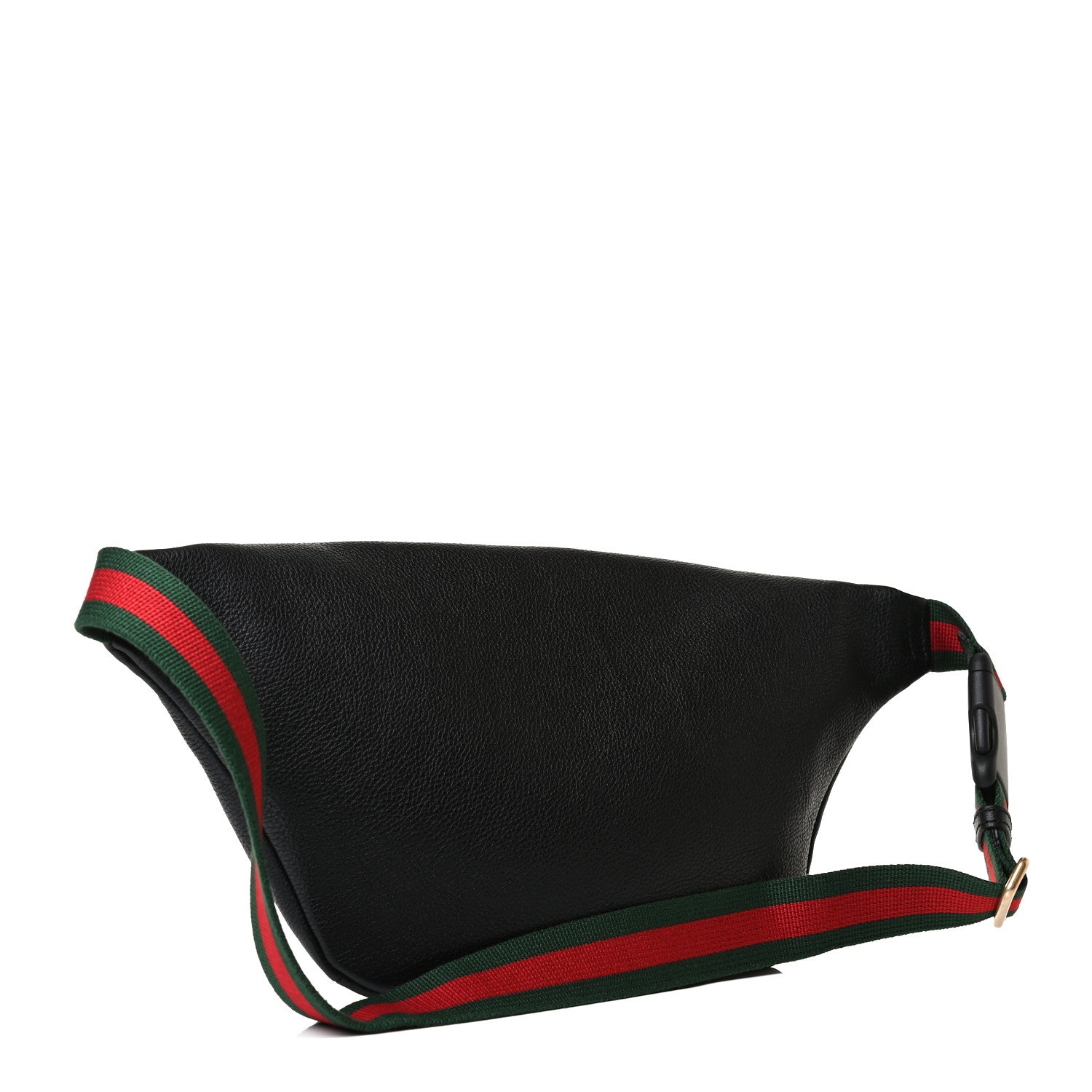 Gucci Grained Calfskin Logo Belt Bag Black 3 of 14