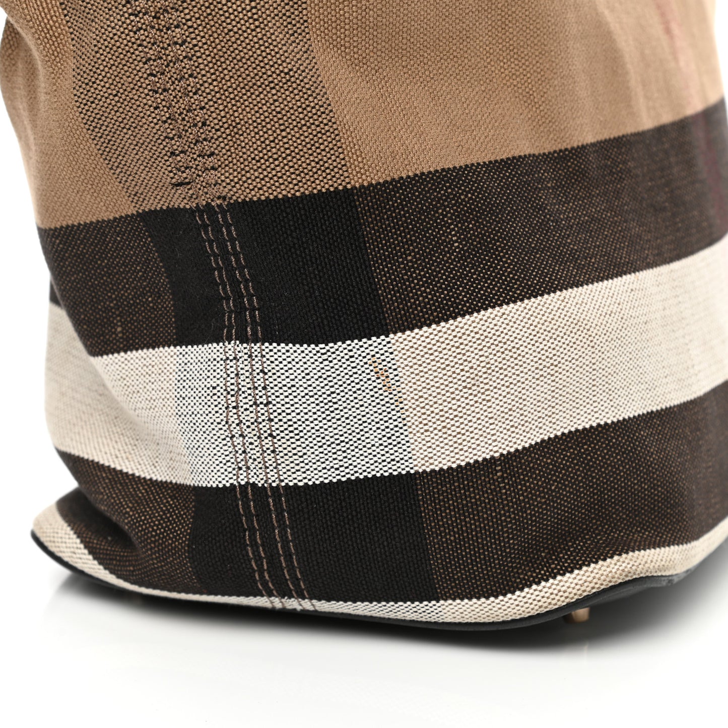 Canvas Mega Check Medium Ashby Hobo Saddle Black