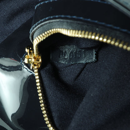 Louis Vuitton Patent Sobe Clutch Blue Nuit 7 of 7