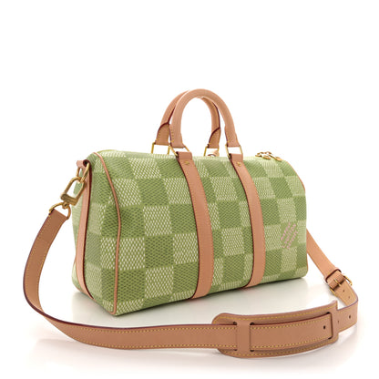 Louis Vuitton Damier Golf Keepall Bandouliere 35 Green 3 of 10