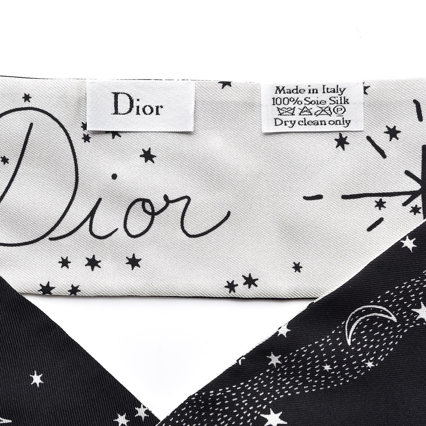 Silk Zodiac Virgo Mitzah Scarf Black