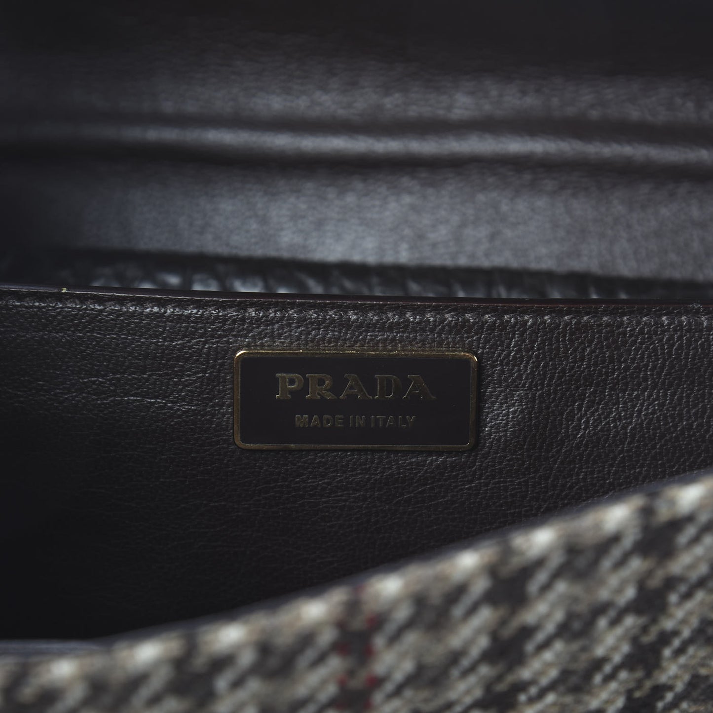 Tweed Sound Shoulder Bag Ebano