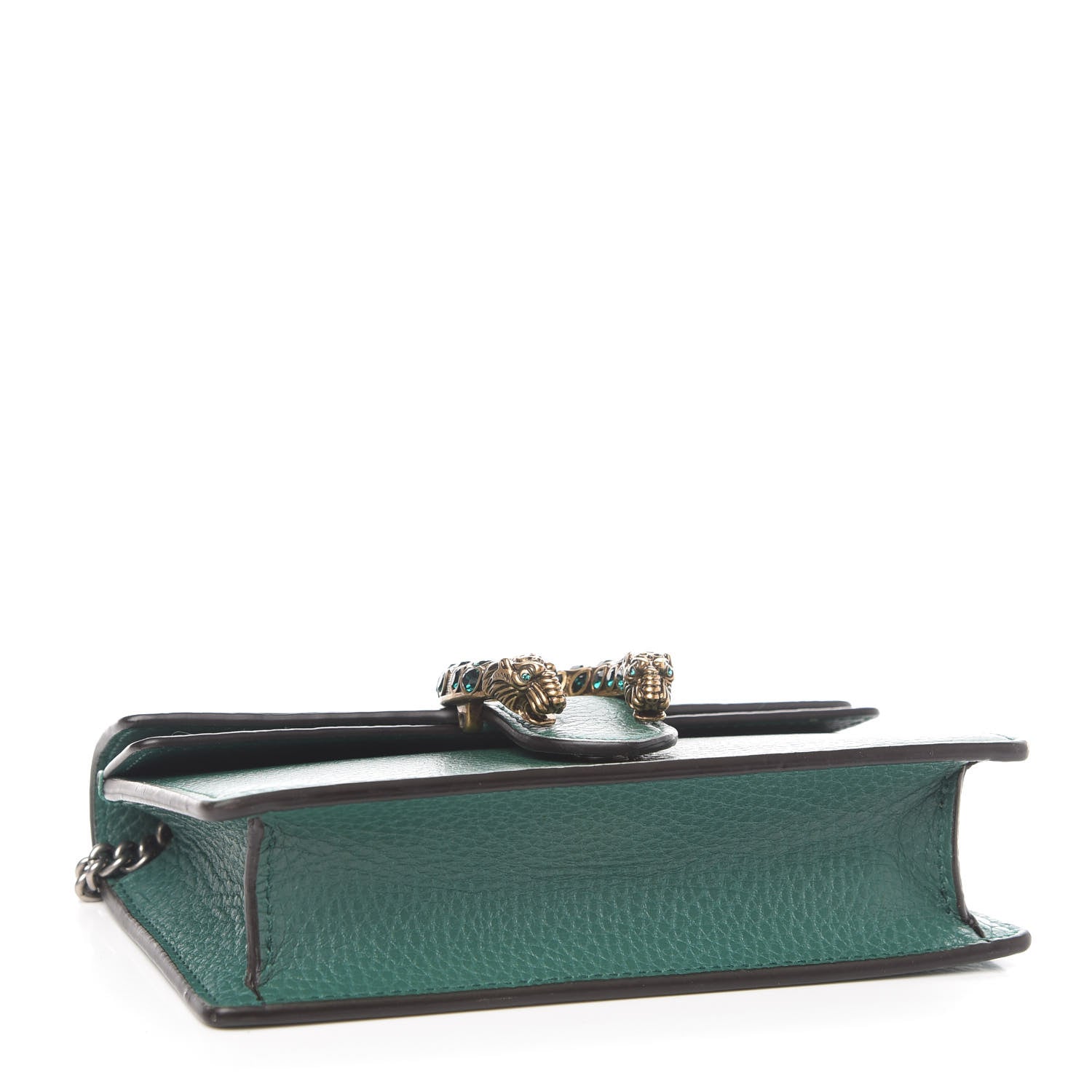 Gucci Calfskin Super Mini Dionysus Shoulder Bag Emerald 4 of 9