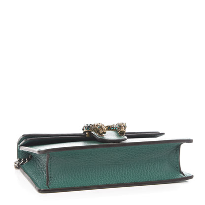 Gucci Calfskin Super Mini Dionysus Shoulder Bag Emerald 4 of 9