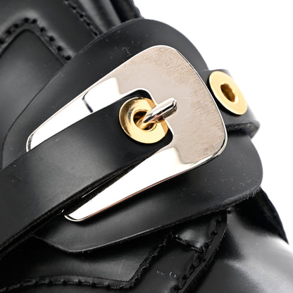 Balenciaga Brushed Calfskin Ceinture Ankle Boots 39.5 Black 12 of 13
