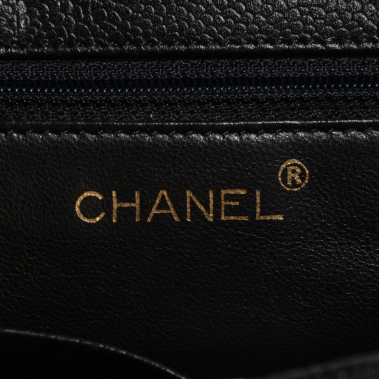 Chanel Caviar Shoulder Bag Black 8 of 10