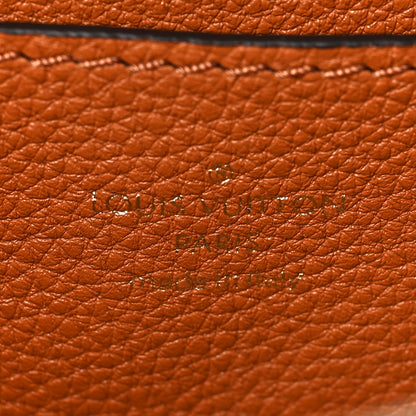 Louis Vuitton Grained Calfskin LV Pont 9 Soft MM Golden Siena 5 of 7