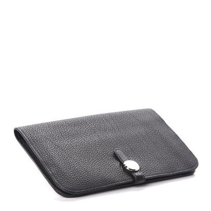 Hermes Togo Dogon Duo Wallet Black 4 of 7