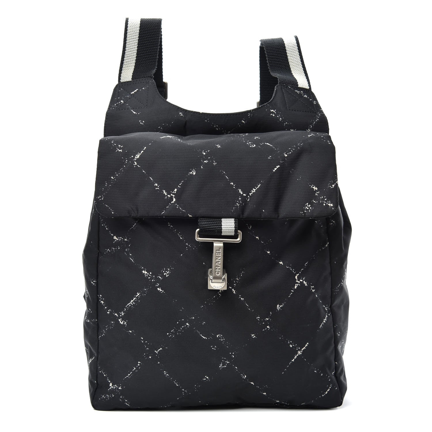 Chanel Nylon Travel Backpack Black 1 of 9