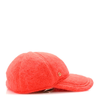 Gucci Mohair GG Lauren Baseball Hat S Orange 6 of 8