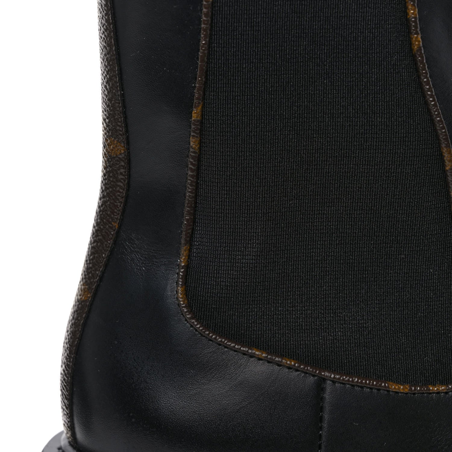Louis Vuitton Calfskin Monogram Beaubourg Ankle Boots 39.5 Black 9 of 9
