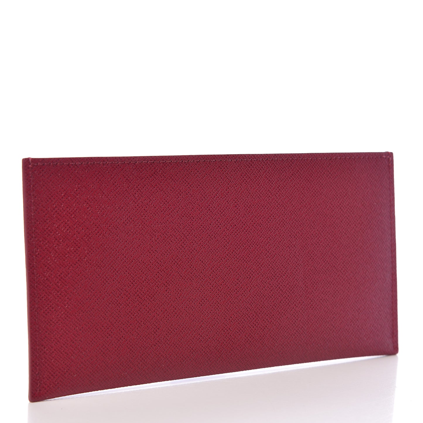 Calfskin Felicie Card Holder Insert Fuchsia