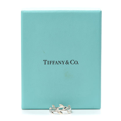 Tiffany Sterling Silver Paloma Picasso Narrow Olive Leaf Band Ring 57 8 5 of 5