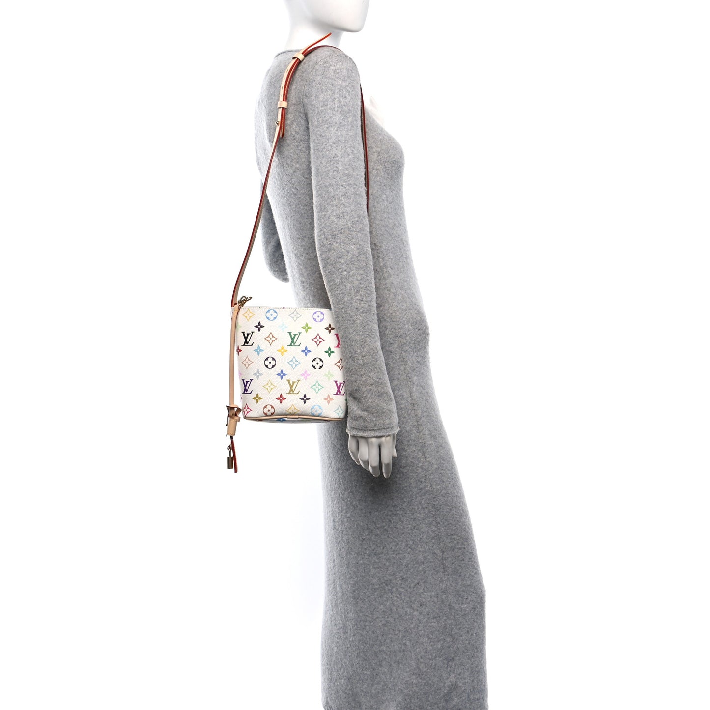 LV X TM Monogram Multicolor All In BB White