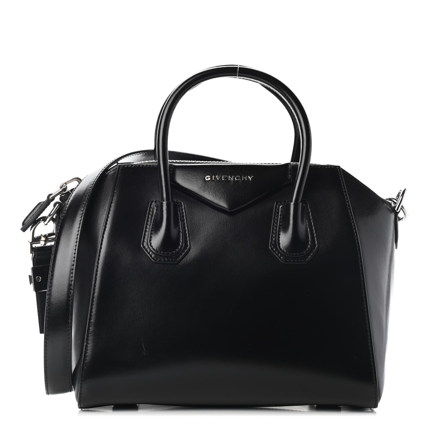 Givenchy Shiny Lord Calfskin Small Antigona Black 1 of 10