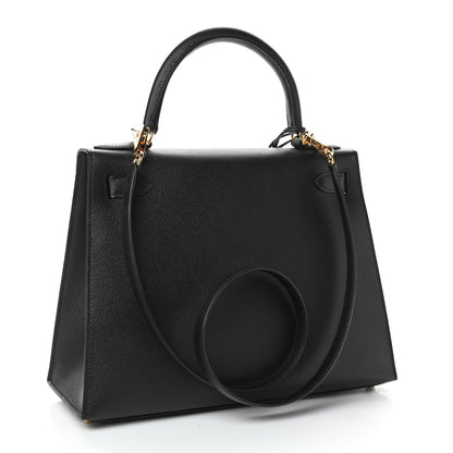 Hermes Epsom Kelly Sellier 28 Black 2 of 11