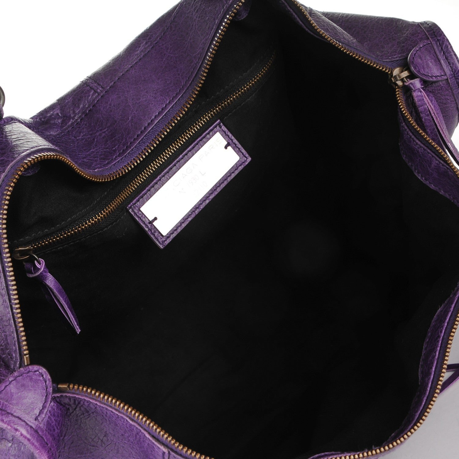 Balenciaga Agneau Classic Hardware Work Dark Violet 5 of 7