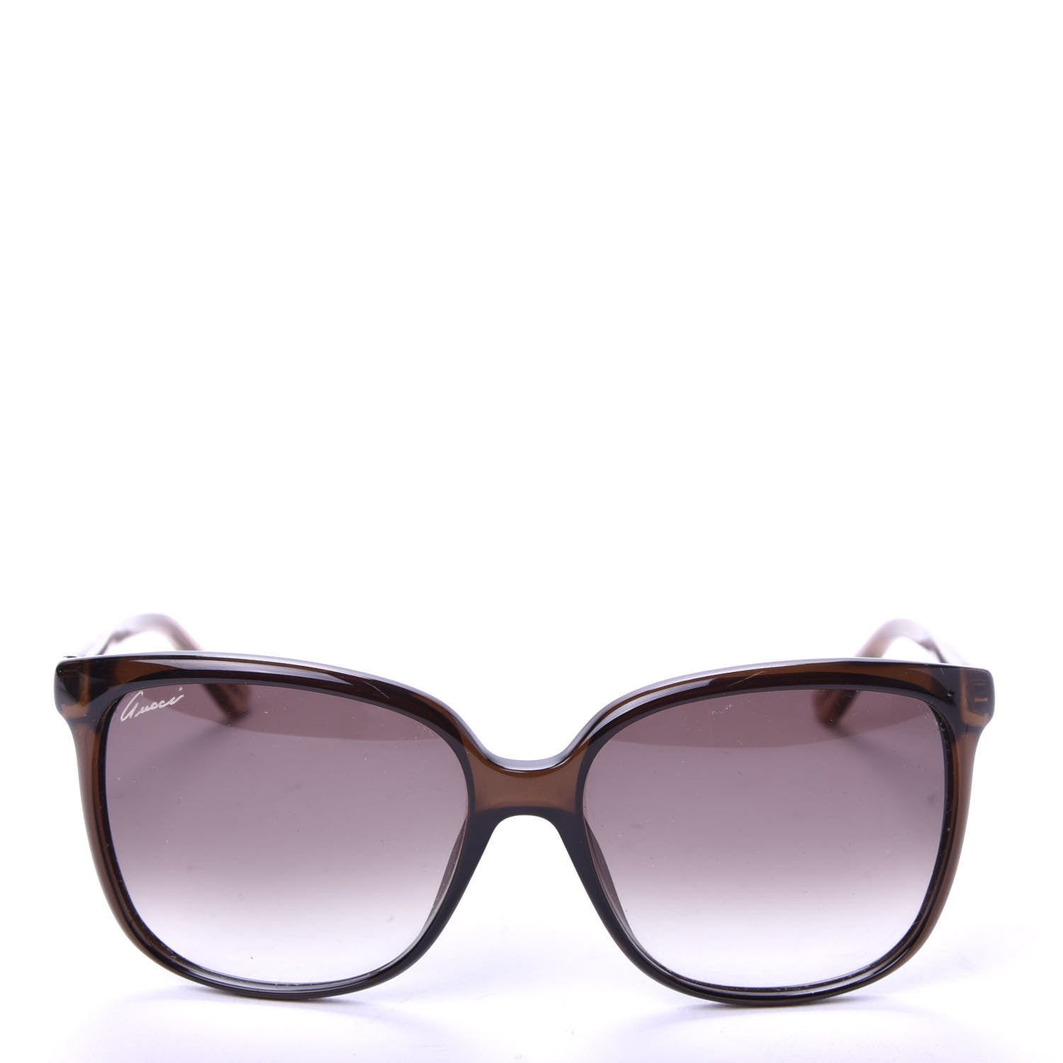 Gucci Square Frame Oversized Sunglasses GG3696/S Brown 2 of 8
