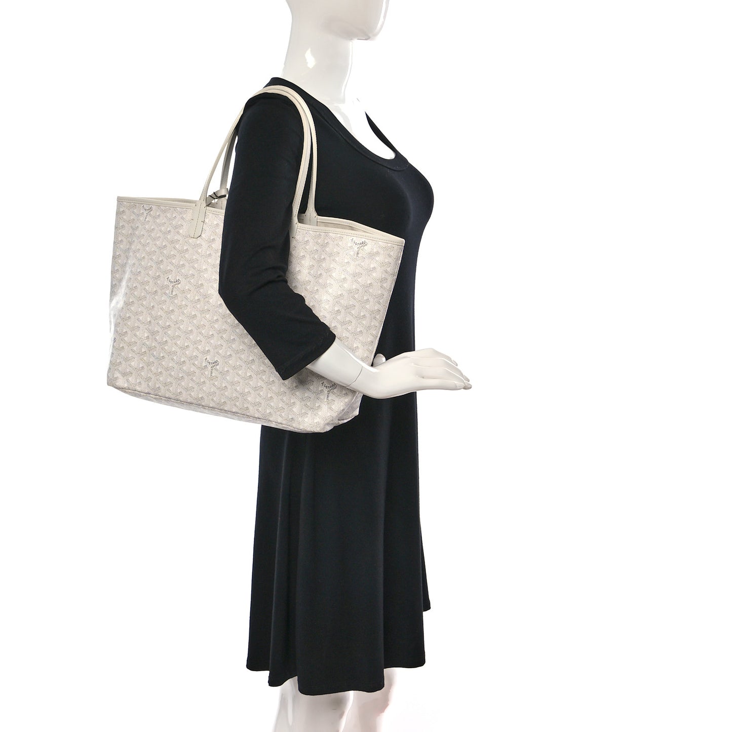 Goyardine Saint Louis PM White