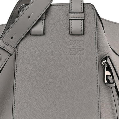 Loewe Grained Calfskin Small Hammock Shoulder Bag Pearl Grey 8 of 10