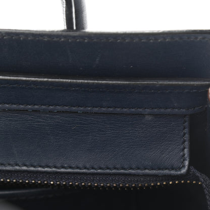 Celine Smooth Drummed Calfskin Nano Tri-Color Luggage Black 10 of 12