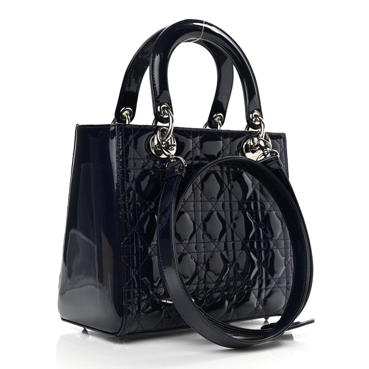 Patent Cannage Medium Lady Dior