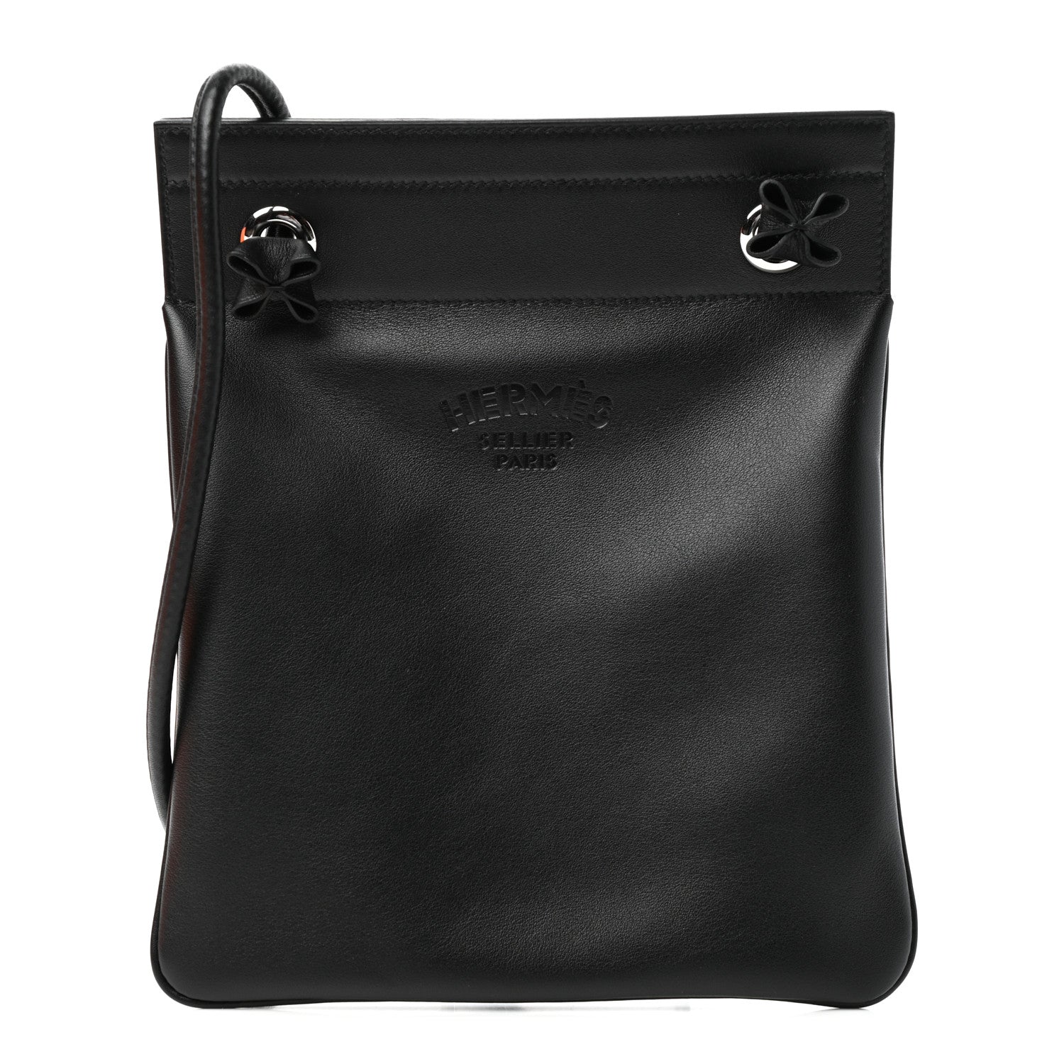 Hermes Milo Lambskin Swift Mini Aline Black 1 of 9