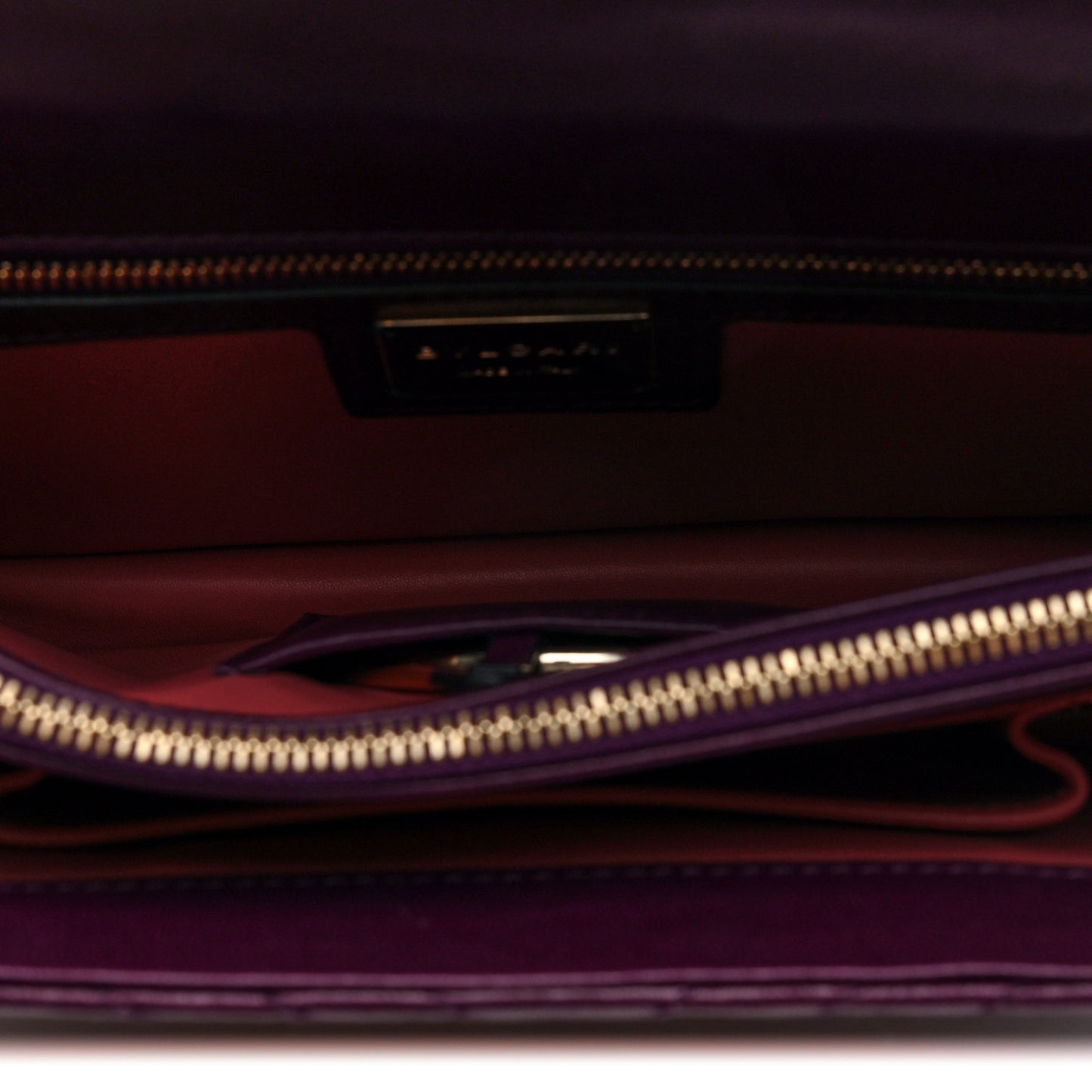 Nappa Quilted Serpenti Forever Shoulder Bag Plum