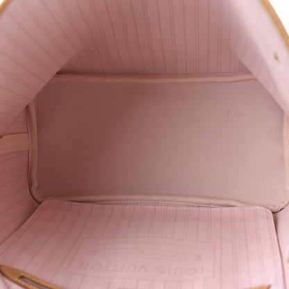Louis Vuitton Damier Azur Neo Neverfull MM Rose Ballerine 5 of 11