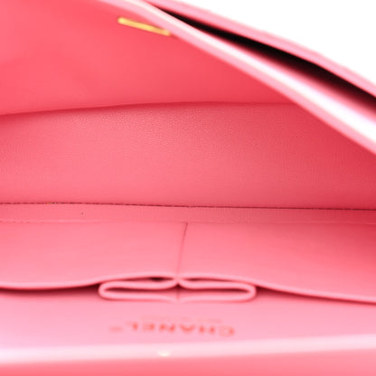 Chanel Iridescent Calfskin Quilted Medium Double Flap Pink 5 of 13