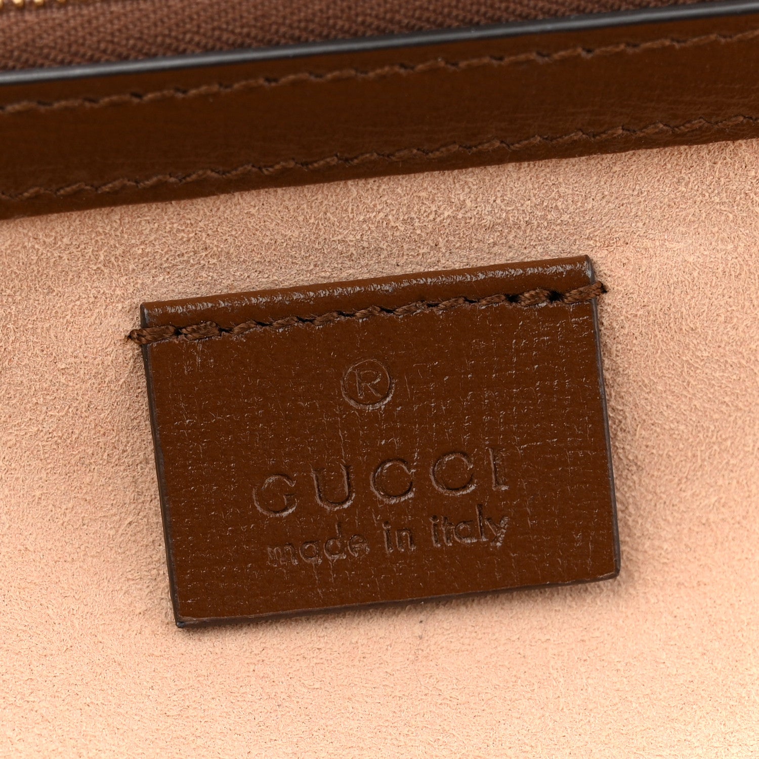 Gucci GG Supreme Monogram Mini Clasp Bag Beige Brown 6 of 10