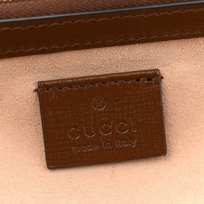 Gucci GG Supreme Monogram Mini Clasp Bag Beige Brown 6 of 10