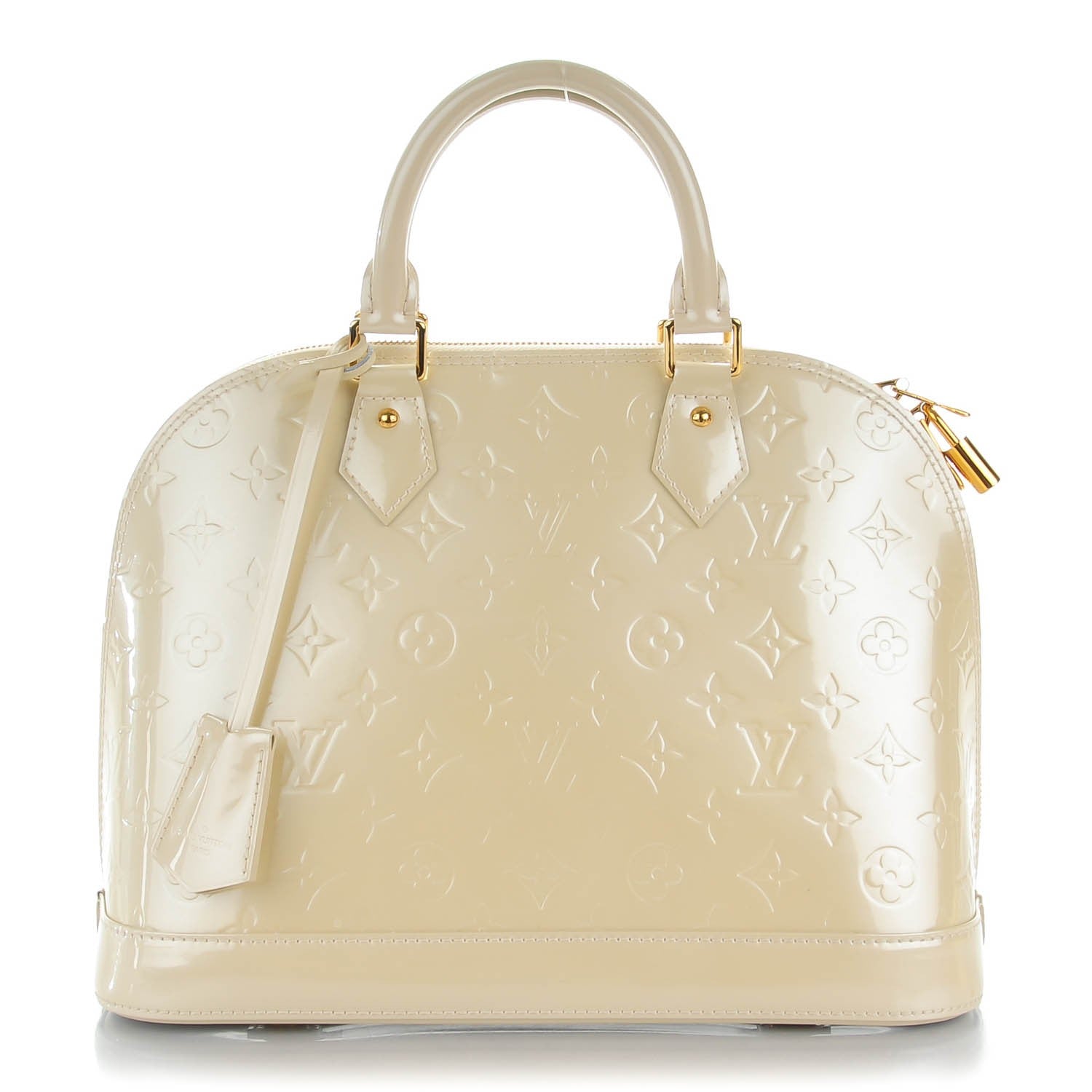Louis Vuitton Vernis Alma PM Blanc Corail 1 of 7