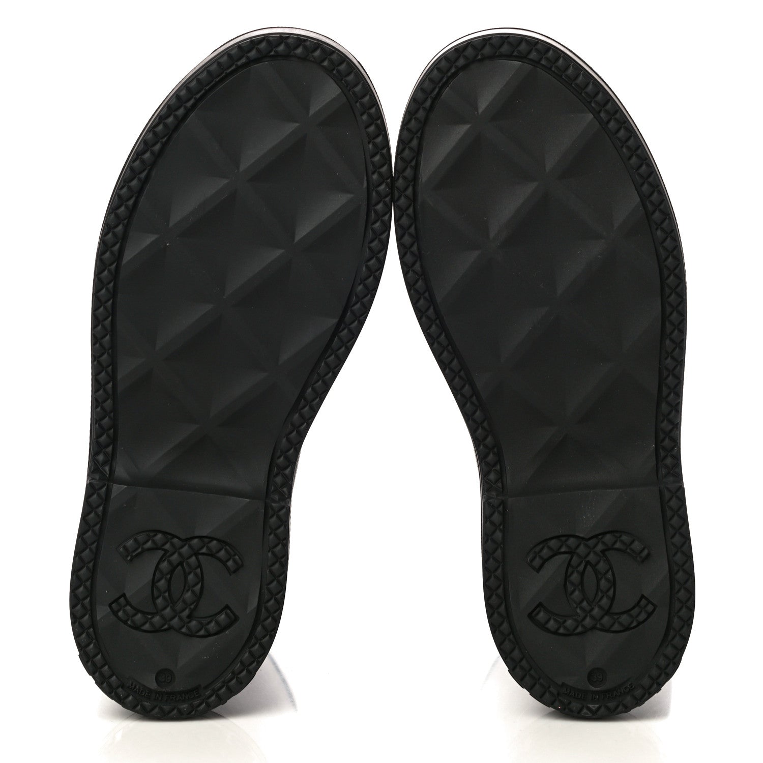 Chanel Caoutchouk CC High Boots 39 Black 4 of 10