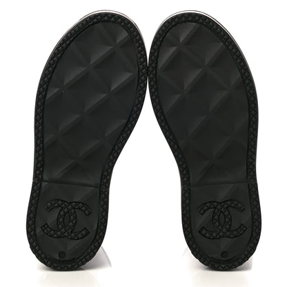 Chanel Caoutchouk CC High Boots 39 Black 4 of 10