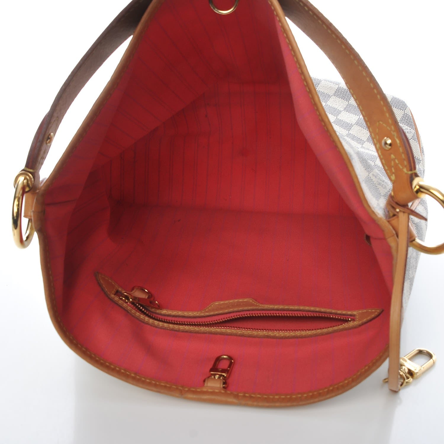 Louis Vuitton Damier Azur Delightful PM Pink 5 of 12