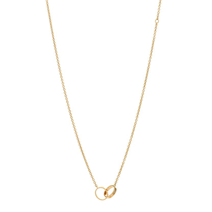 Cartier 18K Yellow Gold Interlocking LOVE Necklace 1 of 3