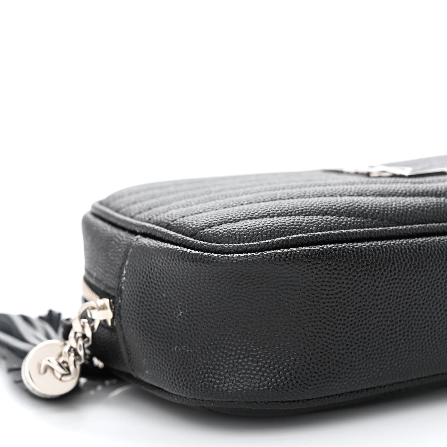 Grain De Poudre Matelasse Monogram Mini Lou Camera Bag Black
