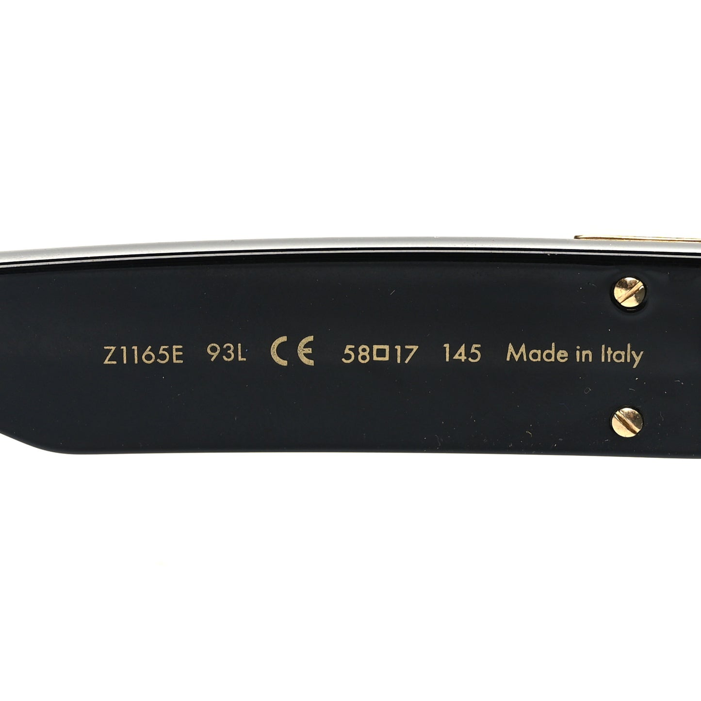 Acetate 1.1 Millionaires Sunglasses Z1165E Black