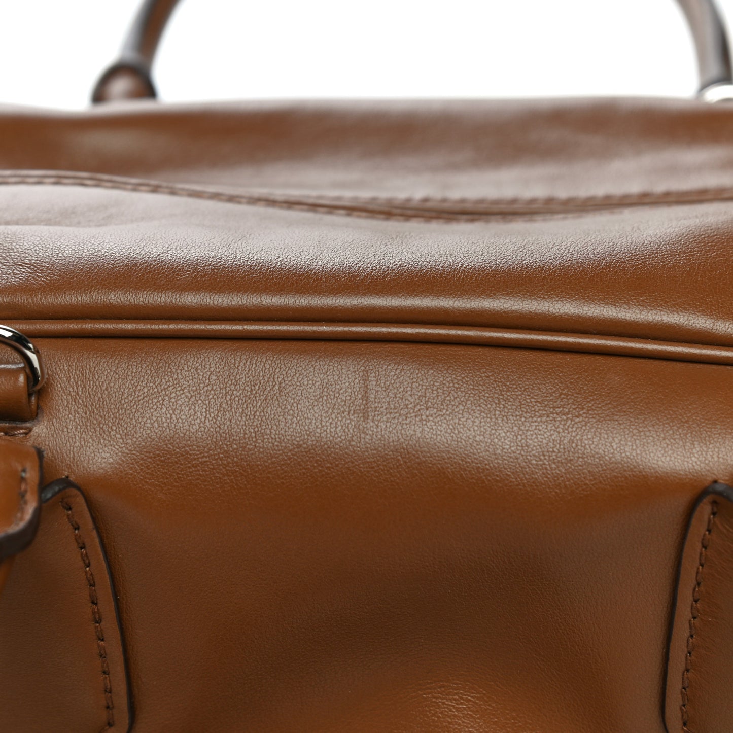 Soft Calf Medium Inside Tote Cannella Turchese