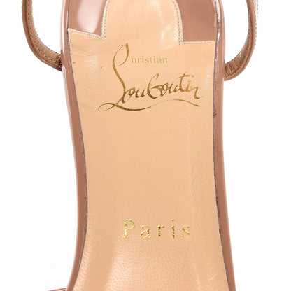 Christian Louboutin Patent Rivierina 85 Pumps 37.5 Nude 7 of 13