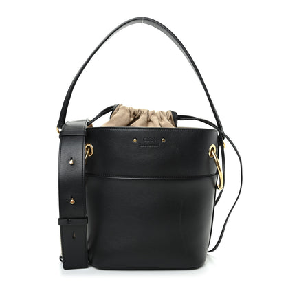 Chloe Smooth Calfskin Small Roy Bucket Bag Black 1 of 10
