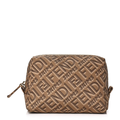 Fendi X SKIMS Nylon Small Trapezoid Beauty Pouch Sand 1 of 10