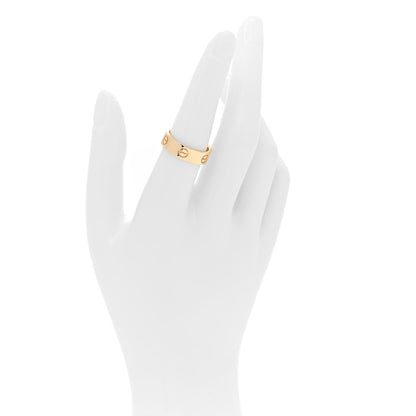 Cartier 18K Yellow Gold 5.5mm LOVE Ring 55 7.25 2 of 5