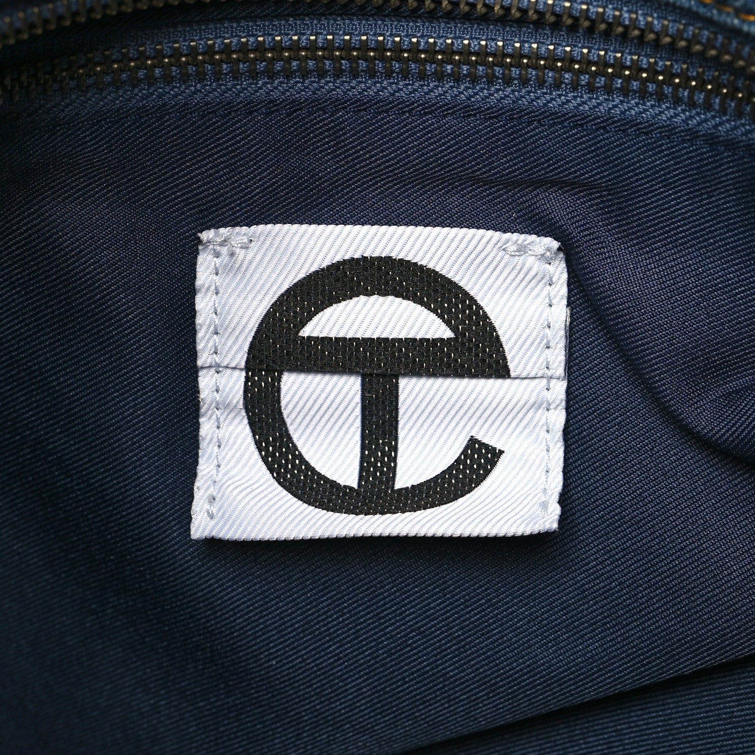 Telfar Denim Medium Shopping Bag Distressed Blue 6 of 10